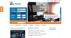 Desktop Screenshot of imobiliarelitoral.ro